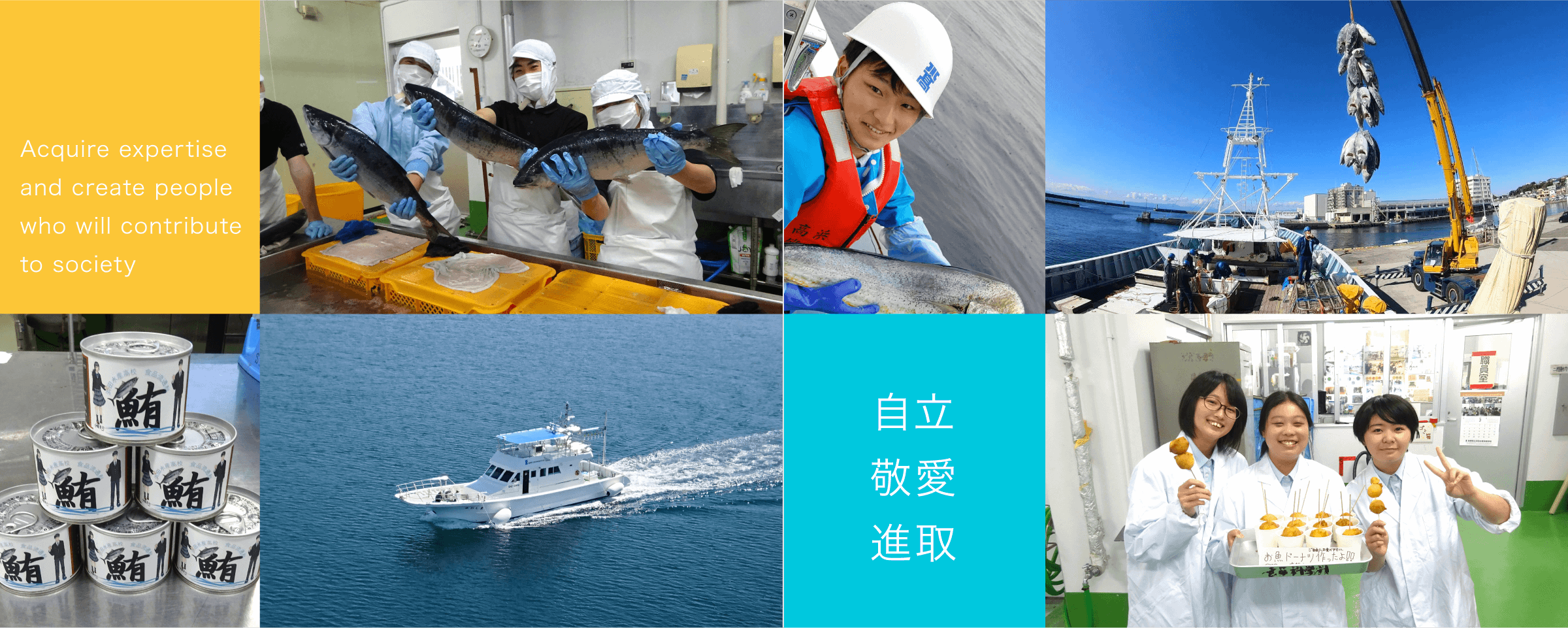 島根県立浜田水産高等学校は、70年以上の歴史を持つ水産海洋系の専門高校です。